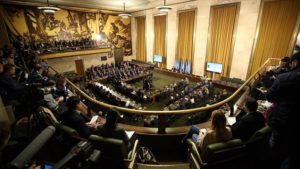 اجتماع اللجنة الدستورية الموسعة في جنيف - 31 تشرين الأول 2019 (وكالة الأناضول)