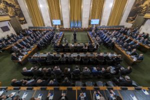 اجتماع اللجنة الدستورية الموسعة الأول في جنيف - 30 تشرين الأول 2019 (وكالة الأناضول)