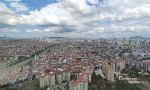 صورة لمدينة إسطنبول من منطقة العمرانية (عنب بلدي)
