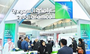 معرض أرامكو السعودية في مؤتمر أديبك في العاصمة الإماراتية أبو ظبي- 14 تشرين الثاني 2019 (حساب الشركة في تويتر)