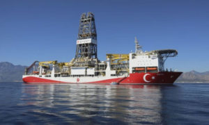 سفينة تركية للتنقيب عن الغاز (HABER TURK)
