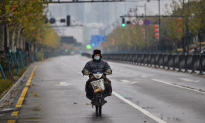 شوارع الصين خالية يوم الأحد 26 من كانون الثاني 2020 - (وكالة شينخوا)
