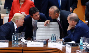 الرئيس التركي رجب طيب أردوغان والرئيس الأمريكي دونالد ترامب (Images Getty)
