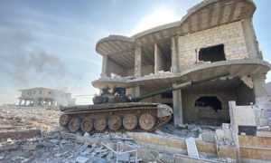 سيطرة قوات النظام على مدينة معرة النعمان (قناة Oleg Blokhin على تلغرام)