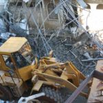 آثار الدمار في الأحياء السكنية جراء غارات صاروخية للطيران الحربي السوري على مدينة بنش شرقي إدلب 11 كانون الثاني 2020 (عنب بلدي)