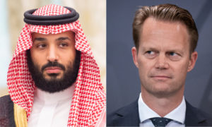 وزير الخارجية الدنماركي /ولي العهد السعودي - 4 شباط 2020 (تعديل عنب بلدي)