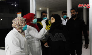 إجراءات صحية على المعابر الحدودية في سوريا لمواجهة فيروس كورونا - 23 شباط 2020 (سانا)