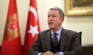 وزير الدفاع التركي، خلوصي أكار (الأناضول)