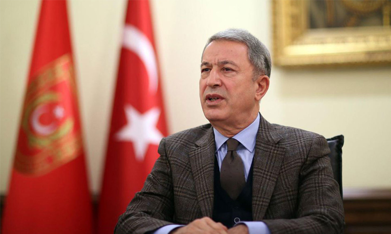 وزير الدفاع التركي، خلوصي أكار (الأناضول)