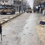 عناصر من قوات النظام السوري داخل مدينة معرة النعمان- 31 من كانون الثاني 2020 (Oleg Blokhin)