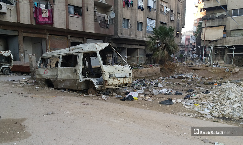 جولة في أحياء مدينة دوما في الغوطة الشرقية 12 من آذار 2020 (عنب بلدي)
