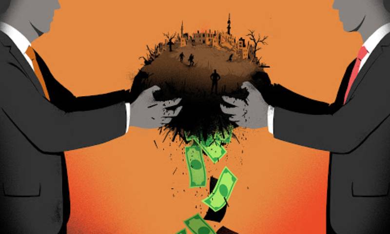 تعبيرية لصناعة الثروة من الحرب في سوريا (Financial Times)