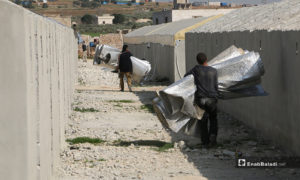 إنشاء 381 وحدة سكنية بديلًا عن خيام النازحين في مخيم الكعيبة بريف حلب الشمالي- 7 من نيسان (عنب بلدي)