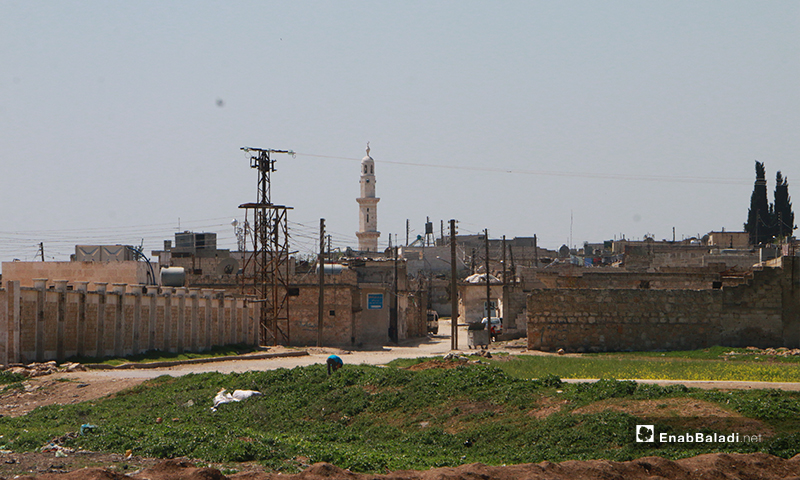 مخيم قرية بحورتة بريف حلب الشمالي- 16 من نيسان (عنب بلدي)
