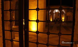المسجد الكبير في مدينة الباب بريف حلب ليلة رمضان- 23 من نيسان (عنب بلدي)