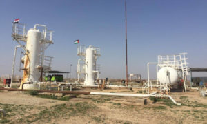 حقل المهباش النفطي في دير الزور - 11 آذار 2020 (وزارة النفط/ فيس بوك)
