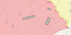 خريطة السيطرة الميدانية في البادية السورية - 3 نيسان 2020 (Livemap)