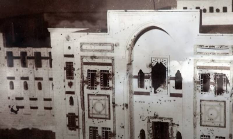 الاعتداء على البرلمان السوري في 29 من أيار 1945 من قبل قوات الانتداب الفرنسي - (ويكي مصدر)