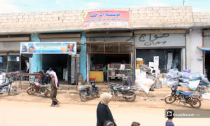محلات تجارية في قرية كفرعروق شمال غربي إدلب (عنب بلدي)
