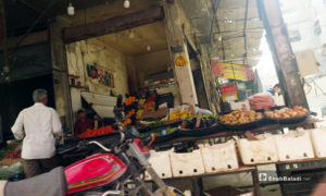 محل لبيع الخضار في مدينة دوما بريف دمشق - 21 أيار 2020 (عنب بلدي)