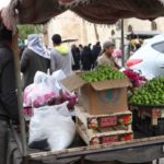 جولة في أسواق مدينة الباب قبيل المغرب في رمضان 4 من أيار 2020 (عنب بلدي)