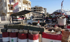 حاجز لقوات النظام في درعا - 2018 (AP)
