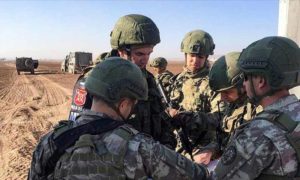 دورية روسية- تركية في منطقة شرق الفرات- تشرين الثاني 2019 (الأناضول)