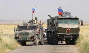 دورية روسية في شمال شرق سوريا- حزيران 2020 (صدى الواقع السوري)