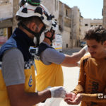 اجراءات كورونا خلال امتحانات الشهادة الثانوية في مدينة الباب بريف حلب الشمالي - 12 من تموز 2020 (عنب بلدي / عاصم الملحم )
