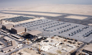 قوات أمركية في قاعدة العديد الجوية في قطر (الخليج أونلاين)