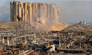 انفجار مرفأ بيروت 4 من آب 2020 (رويترز)