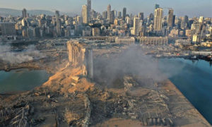 صورة توضح حجم الدمار في بيروت بعد الانفجار (LBC)