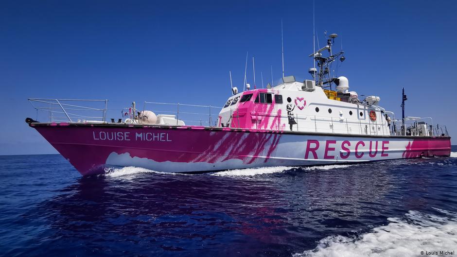 سفينة إنقاذ المهاجرين" لويز ميشيل" في البحر المتوسط، 2020، DW.