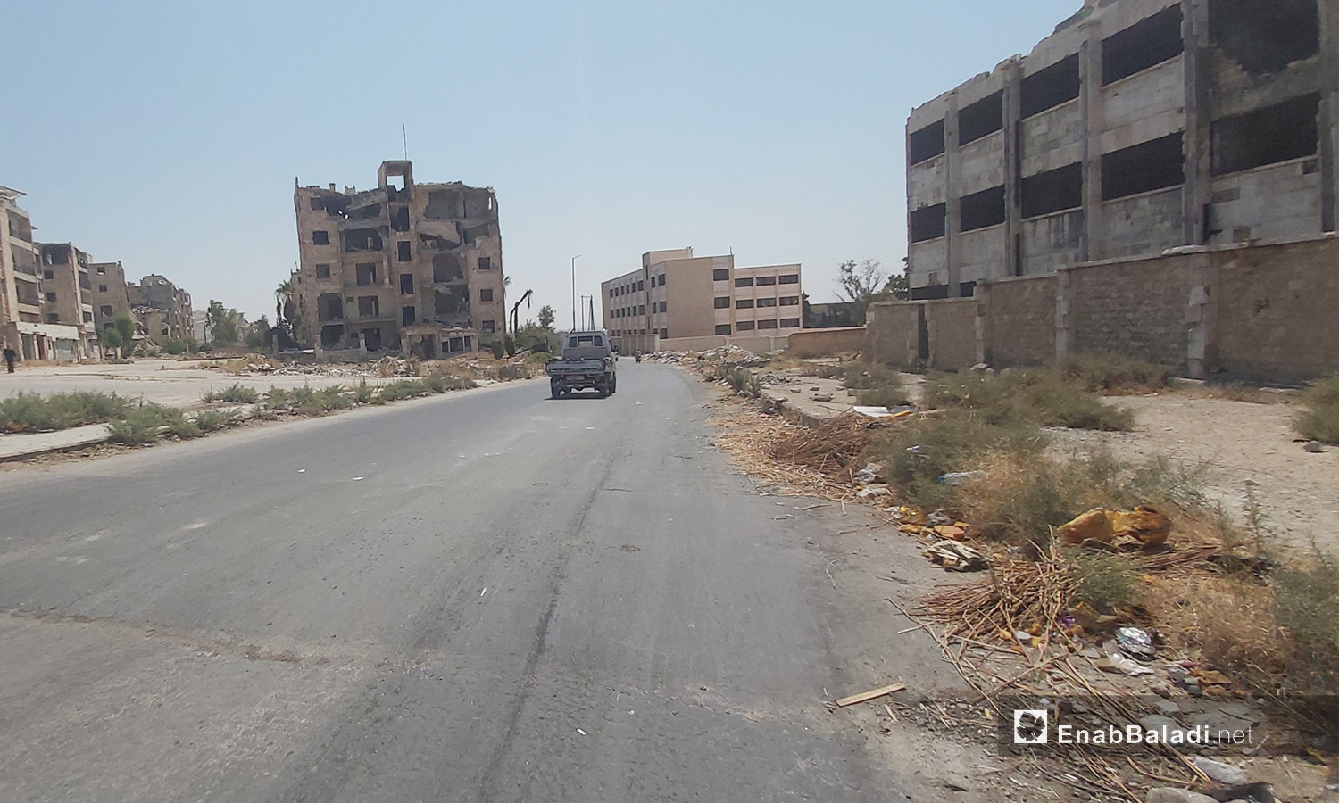 آثار الدمار في حي صلاح الدين بمدينة حلب - 28 آب 2020 (عنب بلدي - حلب)