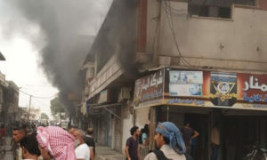 تفجير يستهدف المدنيين في عبارة حج وصفي بمدينة رأس العين-12 من أيلول 2020 (المجلس المحلي برأس العين)