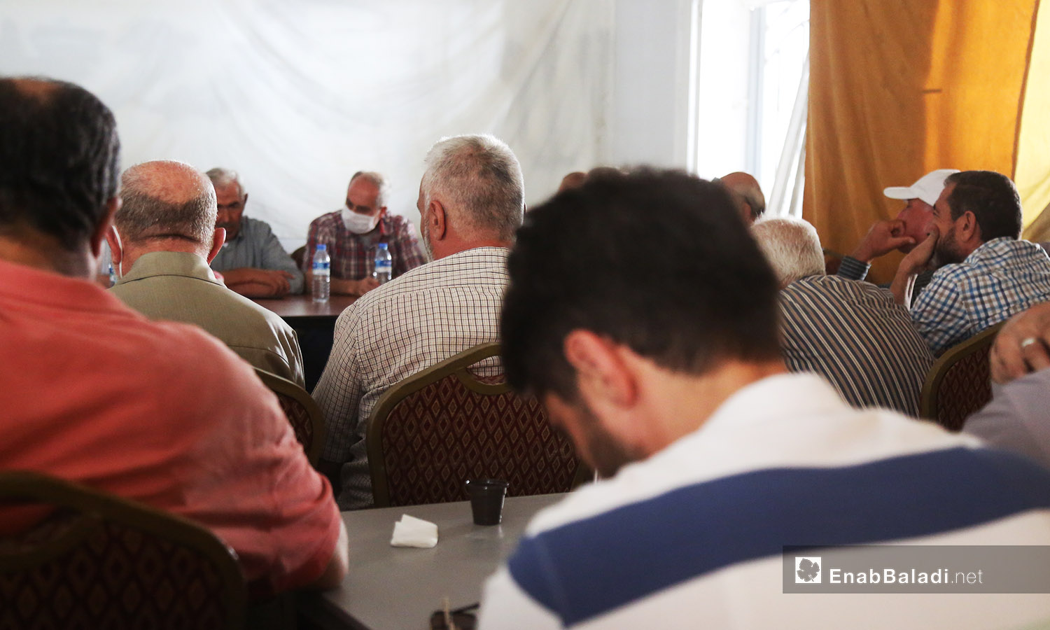 اجتماع نقابة المهندسين في إدلب - 3 تشرين الأول 2020 (عنب بلدي/ يوسف غريبي)