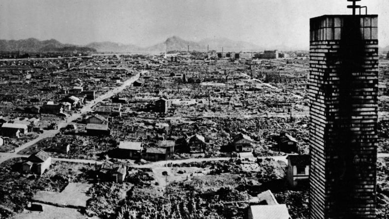 القنبلة النووية التي ضربت مدينة هيروشيما اليابانية