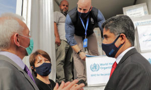 المساعدات الطبية المقدمة من الصحة العالمية لحكومة دمشق، 24 من تشرين الأول 2020 )الصحة العالمية)