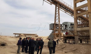 مصانع الفوسفات في مناجم خنيفيس والشرقية ببادية تدمر - 12 من آذار 2020 (سانا)