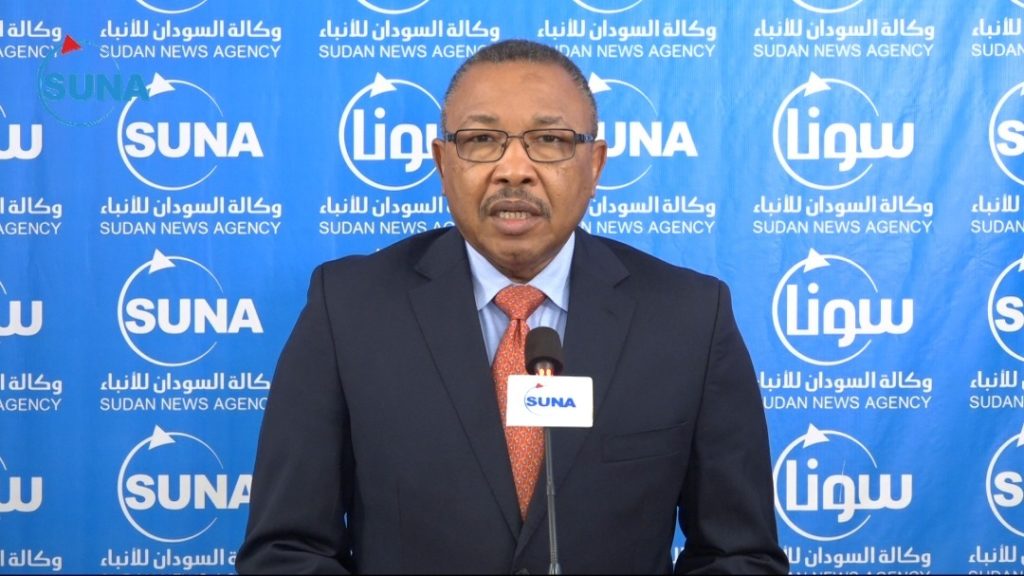وزير الخارجية السوداني عمر قمر الدين (وكالة الأنباء السودانية)