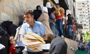 أزمة الخبز في الافران بدمشق (تشرين)