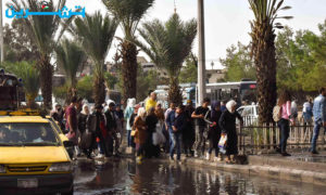 حالة من الازدحام بعد تساقط الأمطار أمس في سوريا، 2 من تشرين الثاني 2020( تشرين)