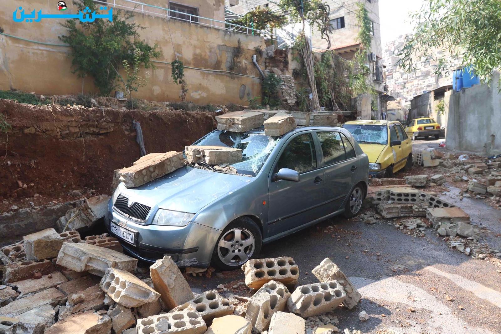 أضرار في ممتلكات المدنيين في منطقة مشروع دمر- الأحد 1 من تشرين الثاني 2020(تشرين)