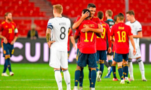 منتخبا إسبانيا وألمانيا في مواجهة مباشرة (حساب الاتحاد الأوروبي)