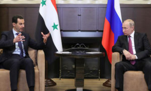 الرئيس الروسي، فلاديمير بوتين، ورئيس النظام السوري، بشار الأسد (DW)