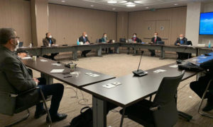 اجتماع أعضاء هيئة التفاوض في اللجنة الدستورية المصغرة بجنيف تحضيرًا للجلسة الأولى - 29 من تشرين الثاني 2020 (هيئة التفاوض/ تويتر)