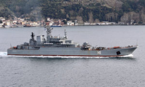 سفينة إنزال روسية متجهة إلى طرطوس - 21 كانون الأول 2020 (مرصد البوسفور)