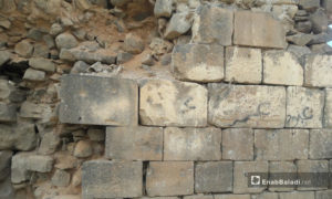 تخريب قلعة مزيريب في دريف درعا الغربي - تشرين الثاني 2020 (عنب بلدي حليم محمد)