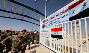افتتاح معبر البوكمال الحدودي بين سوريا والعراق (رويترز)