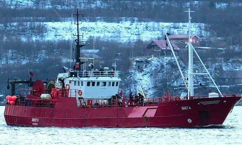 سفينة روسية غرقت في بحر بارنتس في القطب الشمالي - 28 من كانون الأول 2020 (ريا نوفوستي)